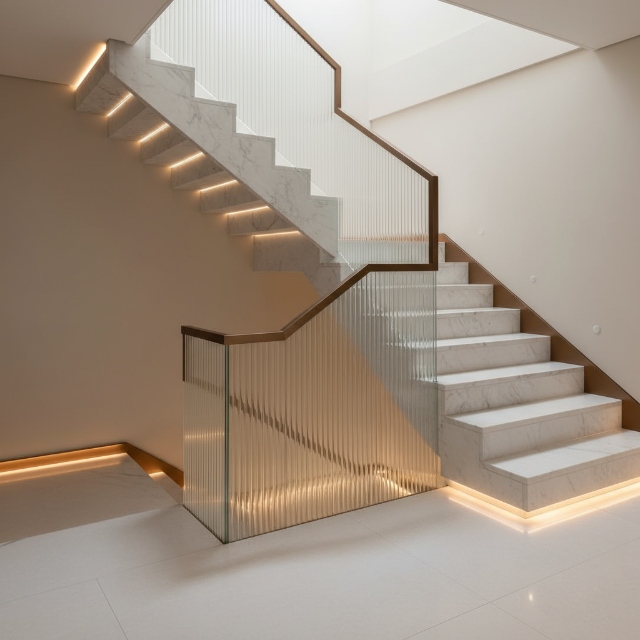 Стеклянные перила