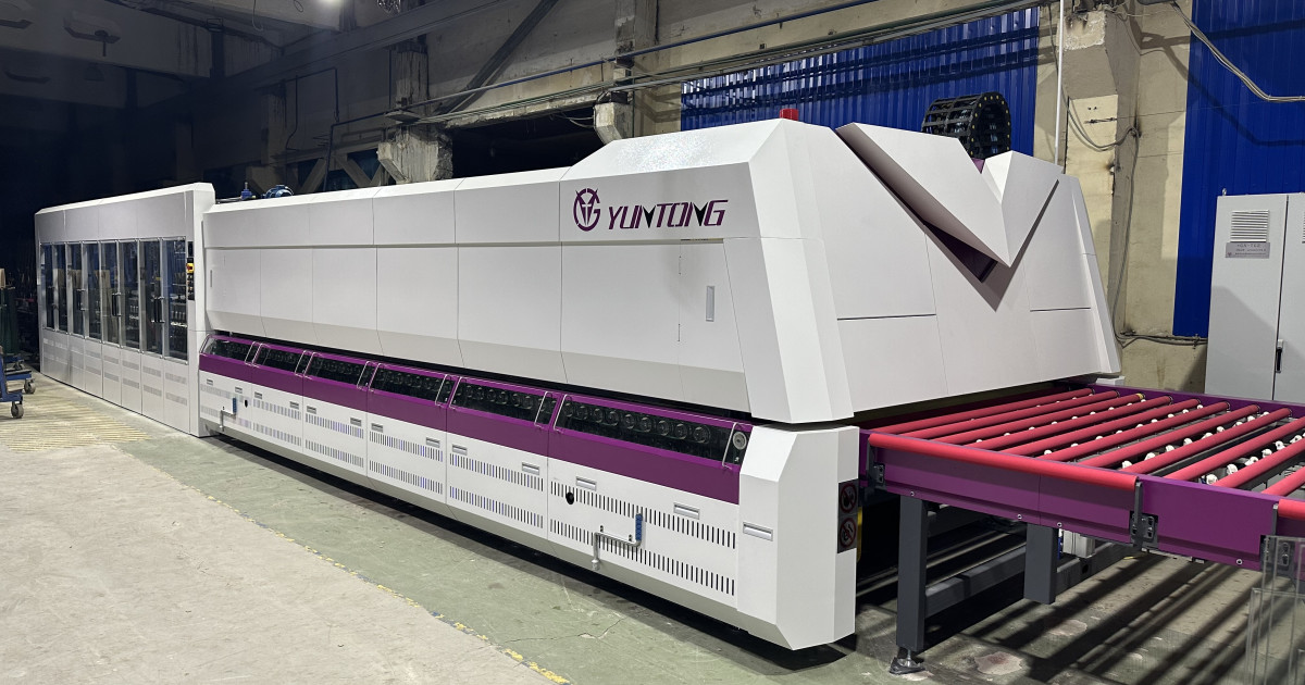 Запуск новой печи закалки Yuntong Glass
